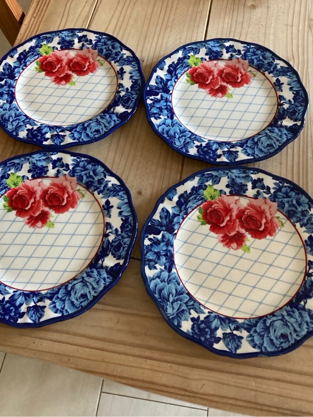 The Pioneer Woman Heritage Floral Dinner  Plates - Set of 4